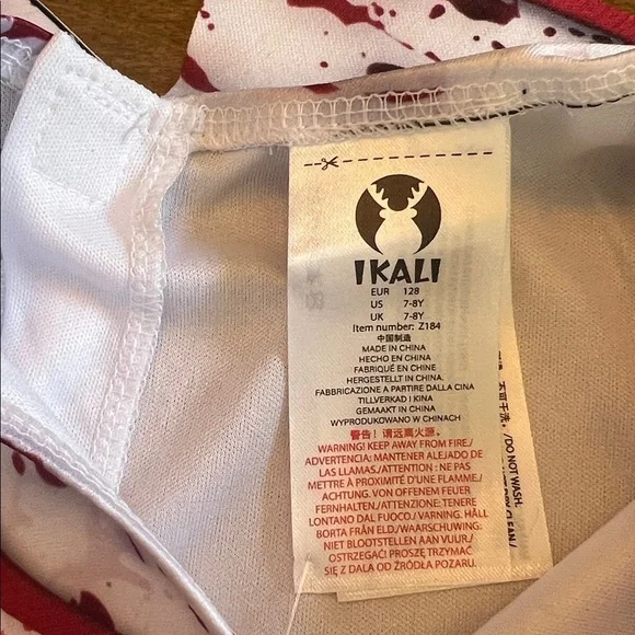 Ikali Girls Zombie Nurse Dress Headband 2 Piece Halloween Costume Size 7-8 Scary - Picture 5 of 10